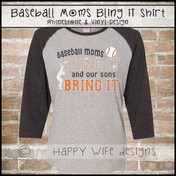 Rhinestone Baseball Mom Shirt - Glitter Baseball Mom Shirts (570x570), Png Download