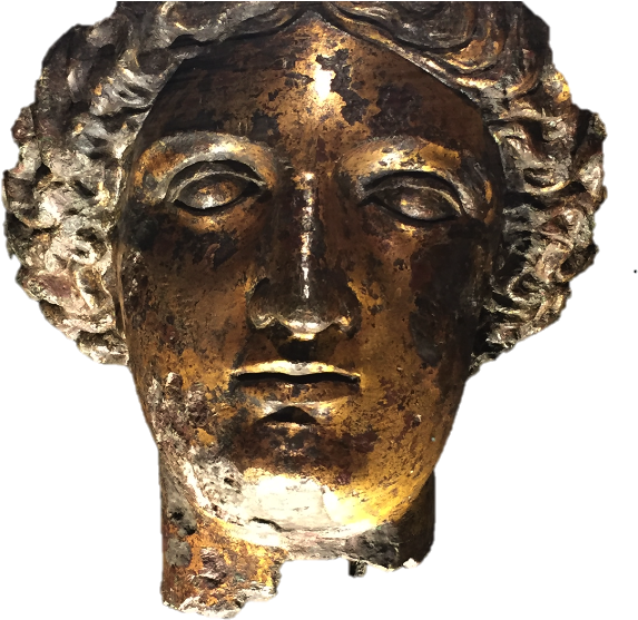 Ancient Roman Curse Tablets Of Bath, England - Sulis Minerva (648x592), Png Download
