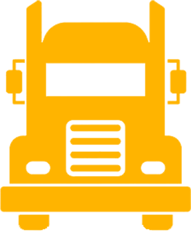 Delivery Services - Front Of Semi Truck Clipart (960x960), Png Download