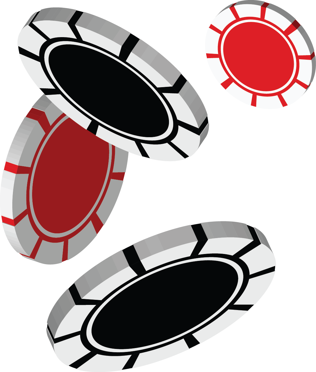 Over 2000 Parties - Clip Art Casino Night (1053x1242), Png Download