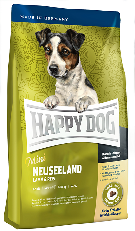 Happy Dog Supreme Mini Neuseeland 300g - Happy Dog Dog Food (800x800), Png Download
