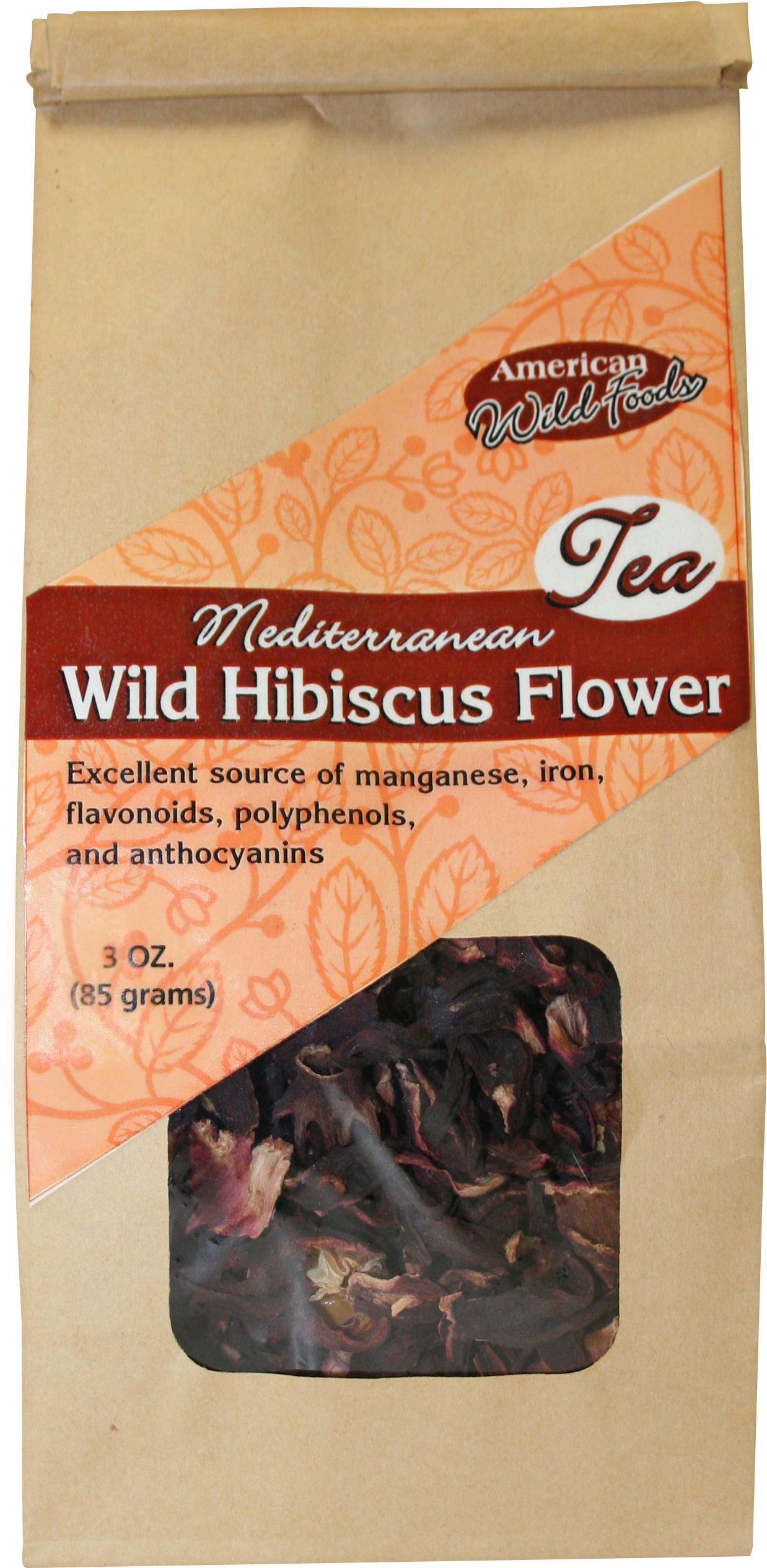 Wild Hibiscus Flower Tea 3 Oz - Bag (2304x3456), Png Download