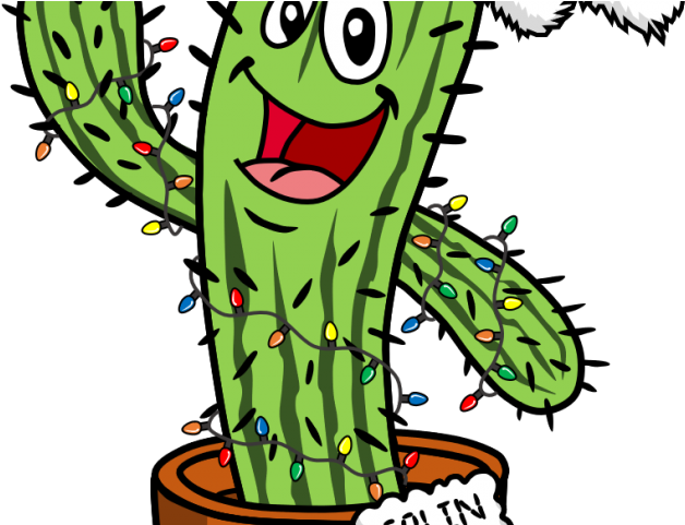 Cactus Clipart Little - Cartoon (640x480), Png Download