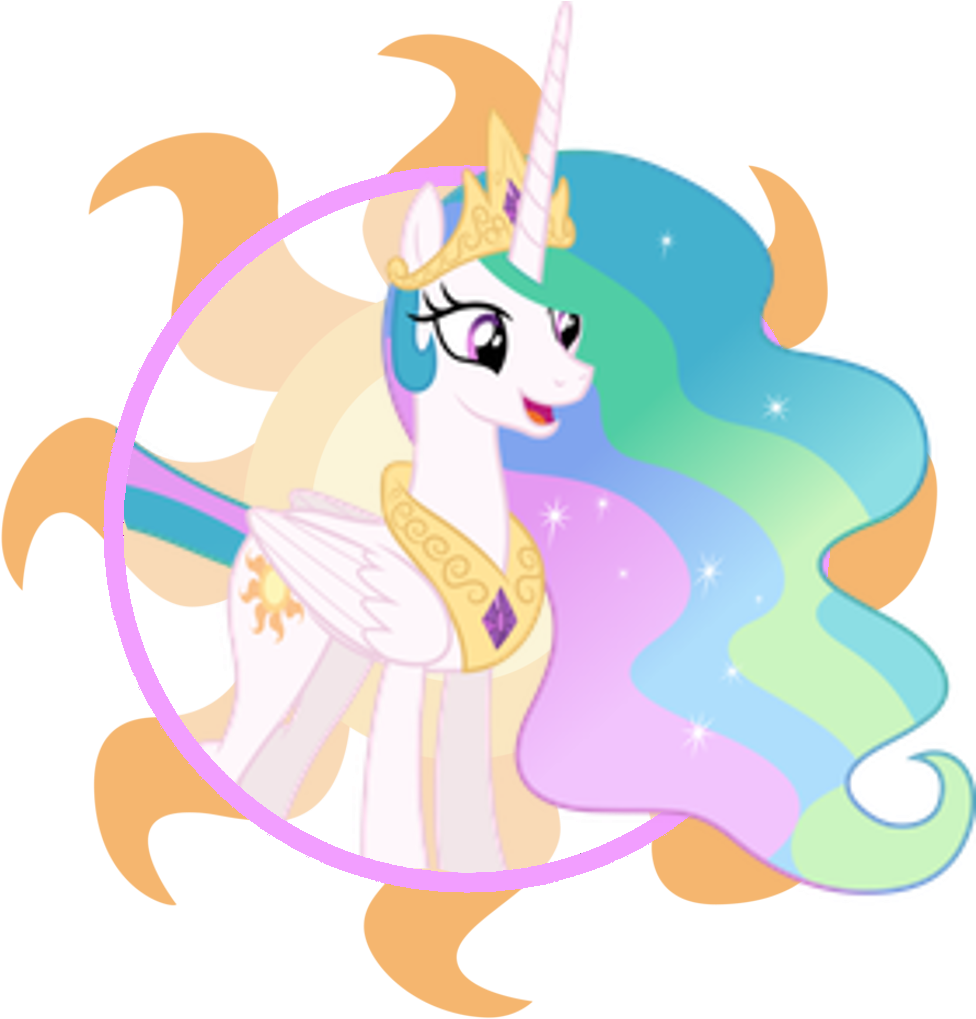 Celestia Equestria Quest - Cartoon (993x1035), Png Download