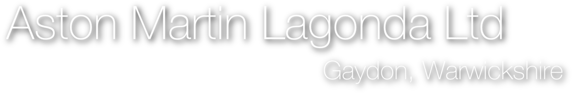 Roof Refurbishment For Aston Martin's Headquarters - Calligraphy (1295x286), Png Download