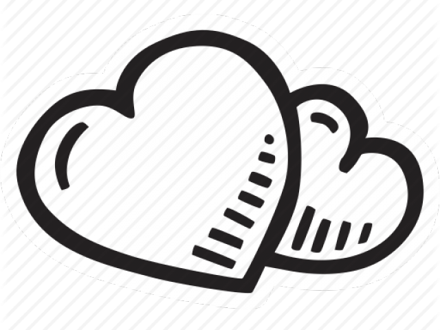 Drawn Love Outline - Circle (640x480), Png Download