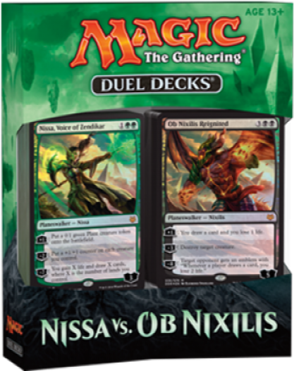 Magic The Gathering Duel Decks - Nissa Vs Ob Nixilis Duel Deck (600x600), Png Download