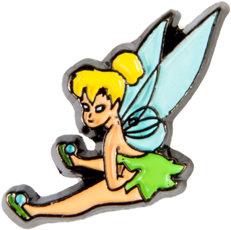 Disney Enamel Dawg Tag Shoe Charm - Fairy (700x700), Png Download