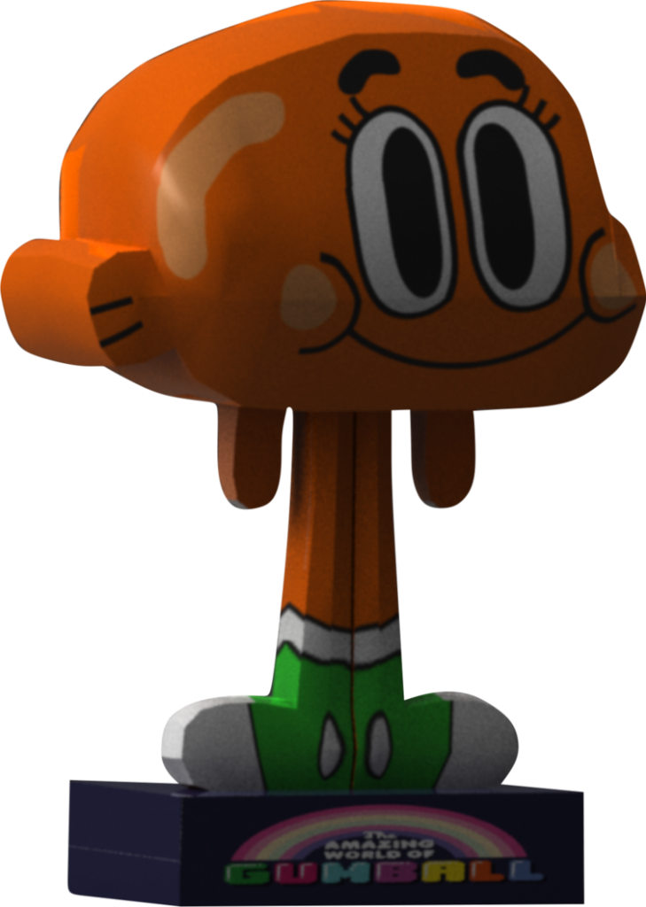 Download - Amazing World Of Gumball Darwin Toy (729x1024), Png Download