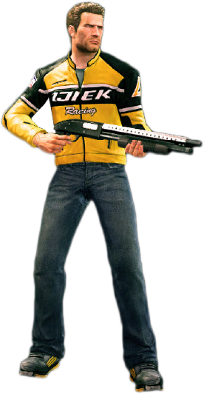 Dead Rising Shotgun Holding - Dead Rising 2 (400x771), Png Download