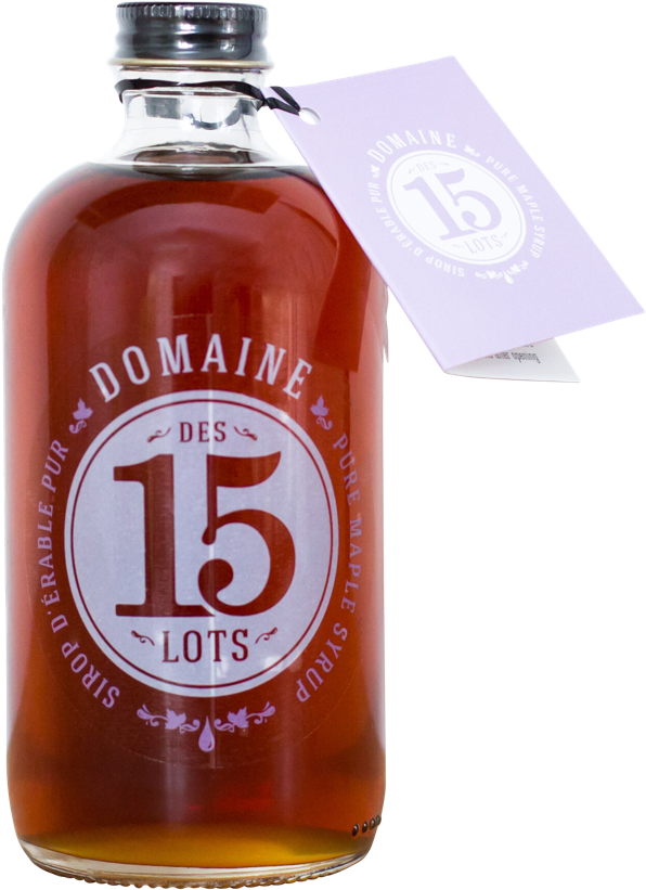 Dark Maple Syrup Domaine Des 15 Lots - Glass Bottle (1024x1024), Png Download