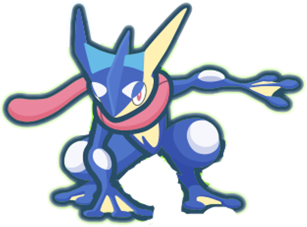 #pokemon #greninja #pokemongo#freetoedit - Cartoon (1024x756), Png Download