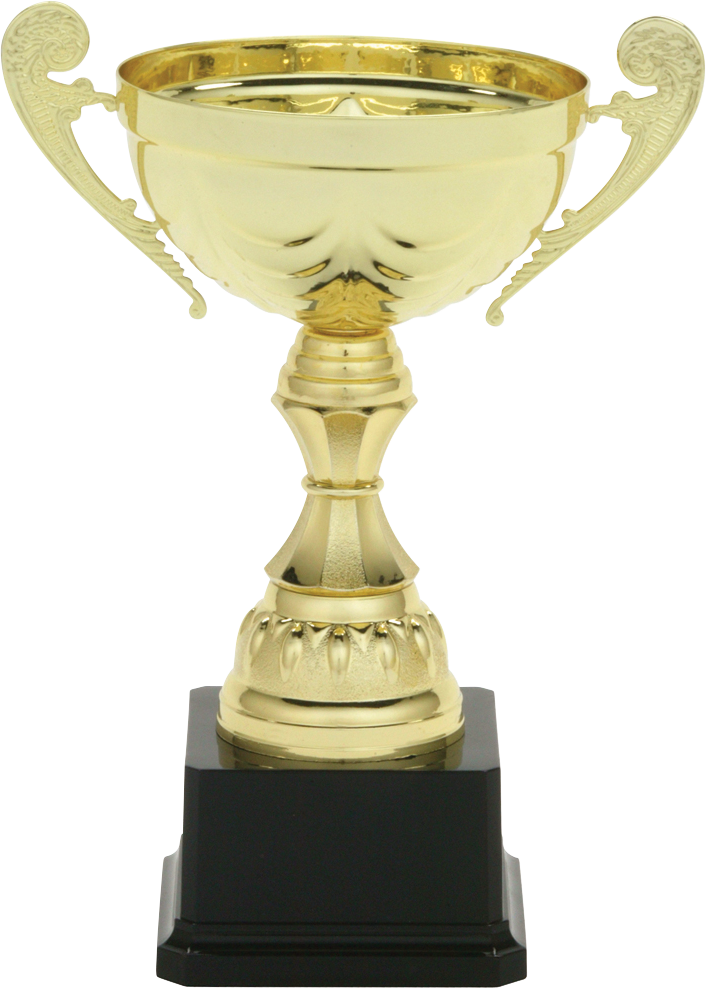 Portico Metal Cup Trophies On Black Plastic Base - Cup (706x988), Png Download