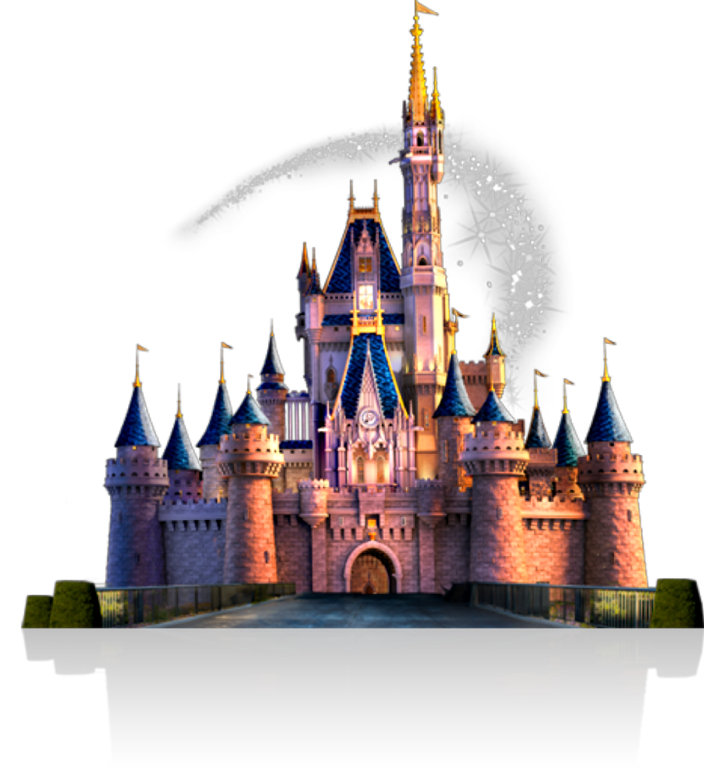 #ftestickers #disney #castle #cinderella #cinderellacastle - Castelo De Princesa Rosa Painel (1024x1118), Png Download