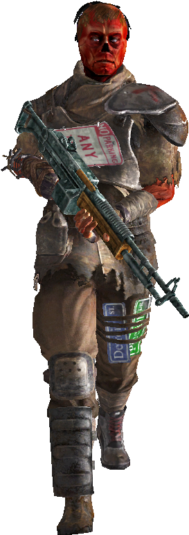 Marked Men - Fallout Marked Men (634x808), Png Download