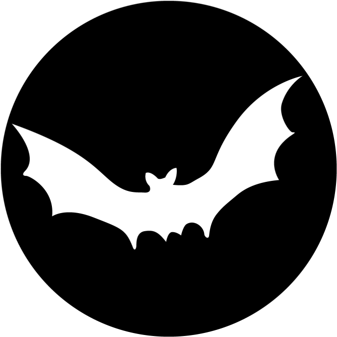 Plain Bat - Gobo Bat (800x800), Png Download