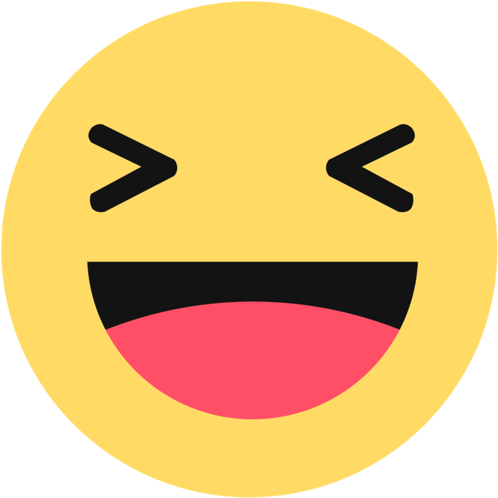 Emoticon Button Facebook Like Download Free Image - Facebook Haha Emoji Png (800x800), Png Download