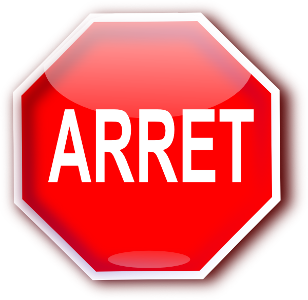 Stop Sign Clip Art (600x585), Png Download