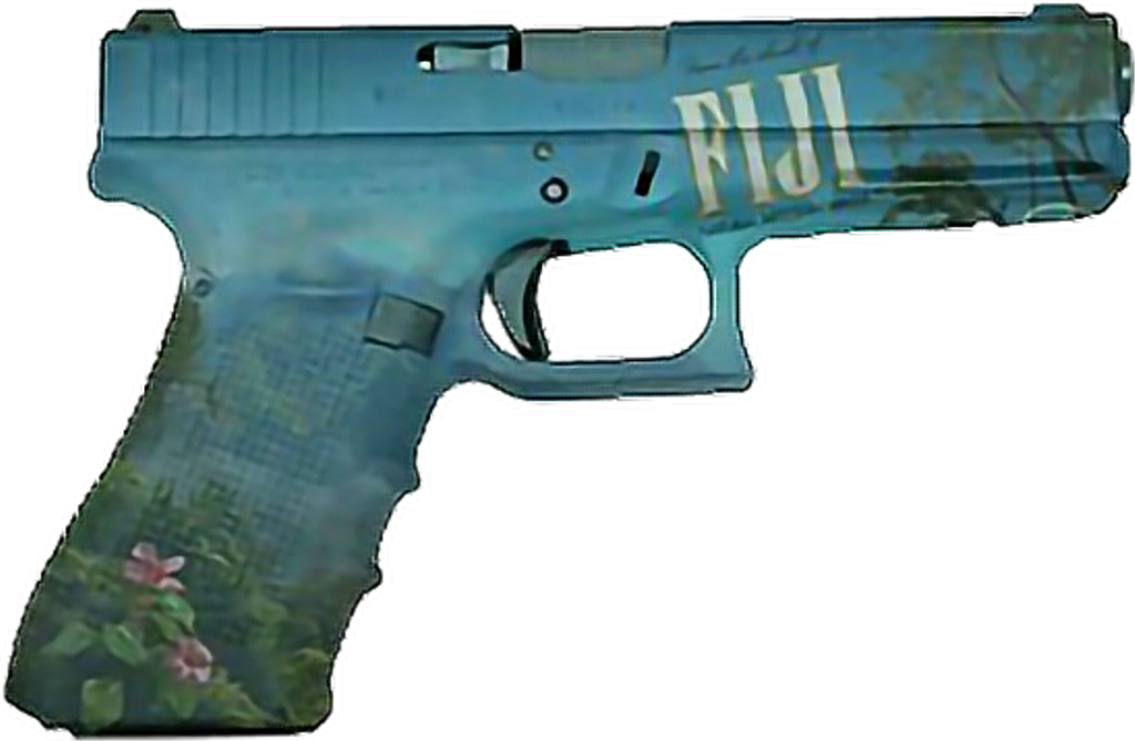 Vaporwave Aesthetic Gun Weapon Fiji - Aesthetic Vaporwave Gun Png (1024x669), Png Download