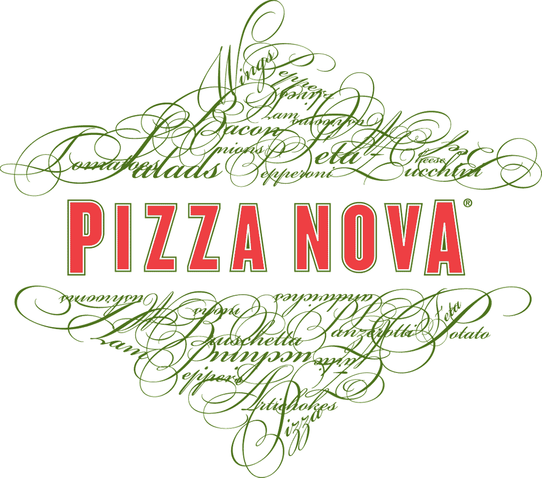 Receive 15% Off All Purchases At 150 University Ave - Pizza Nova Logo (1090x960), Png Download