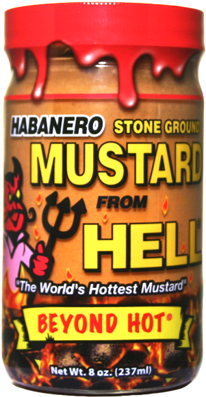 Habanero Stone Ground Mustard From Hell $5 - Natural Foods (600x600), Png Download