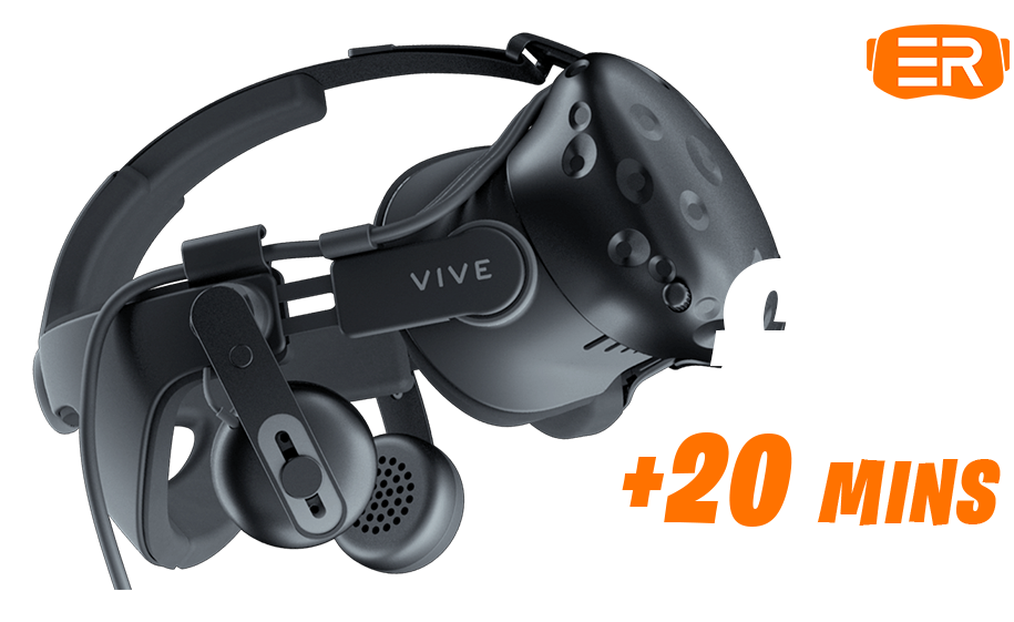 Vr Bolt On - Vr ヘッドフォン Vive (958x599), Png Download