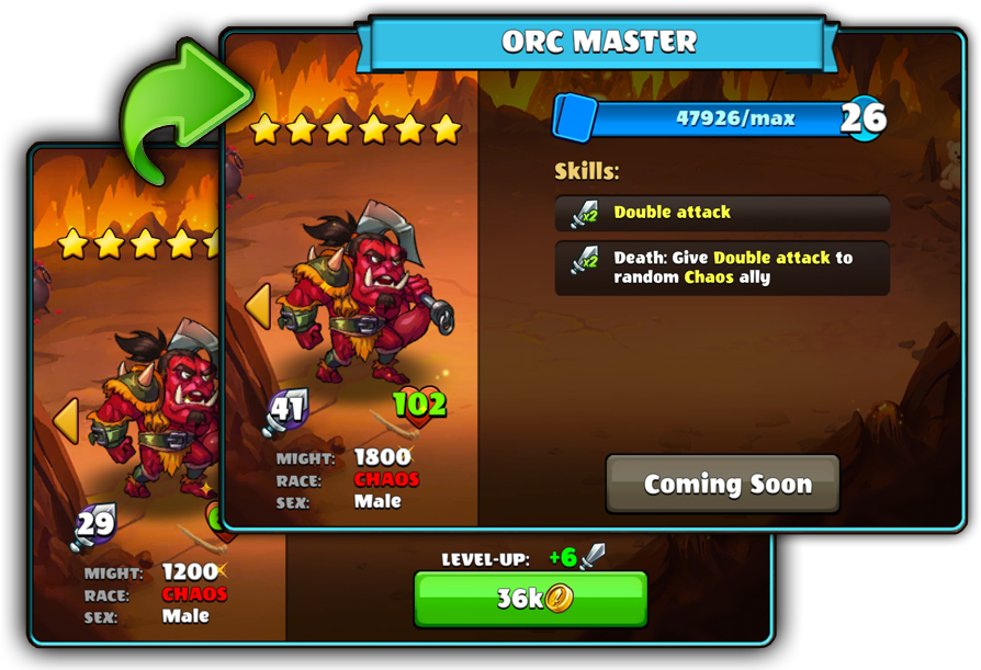 Level 16 Orc Master Mighty Party (900x619), Png Download