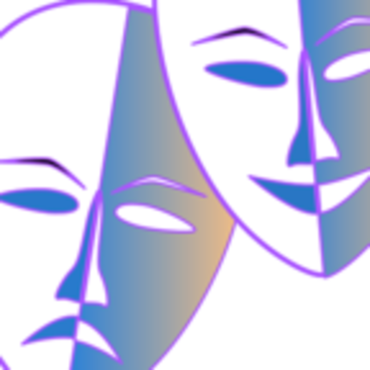 The Simple Trick To Knowing Exactly How Your Partner - Blue Theater Mask Png (1200x1200), Png Download