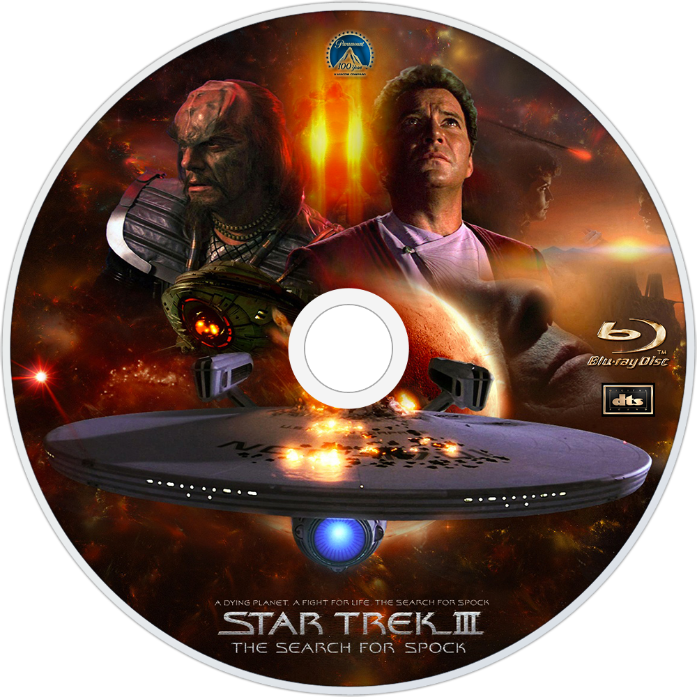 Star Trek Iii The Search For Spock - 1984 Star Trek Iii The Search For Spock Blu Ray (1000x1000), Png Download