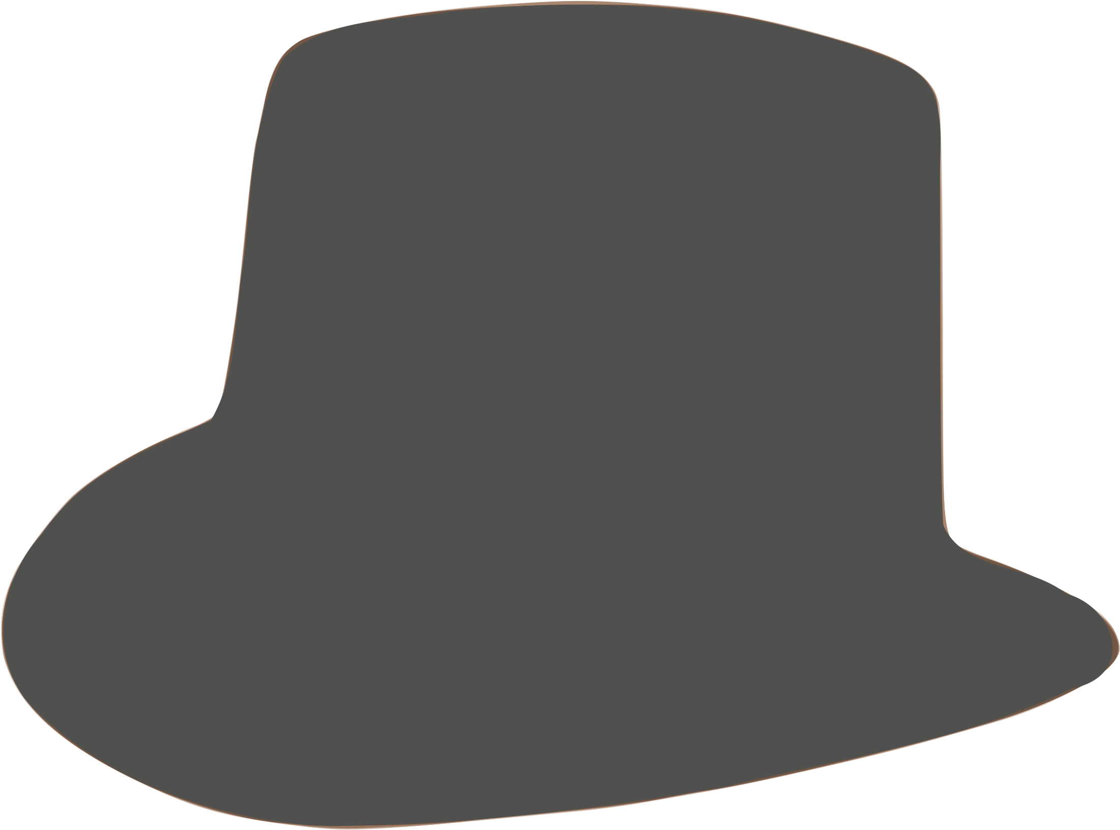 This Free Icons Png Design Of Silhouette Chapeau 03 (2400x1829), Png Download