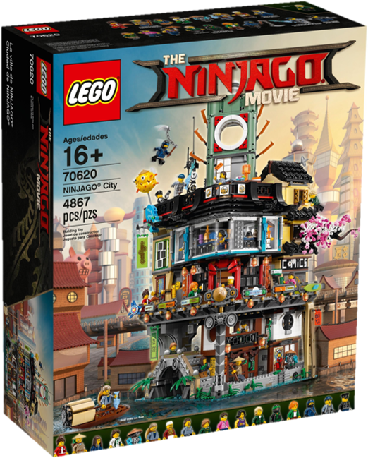 70620 Ninjago® City - Lego Ninjago Movie Sets (916x710), Png Download