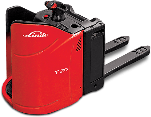 Linde Series 131 T20 T24sp Electric Ride On Pallet - Linde T20 Electric Pallet Truck (1233x483), Png Download