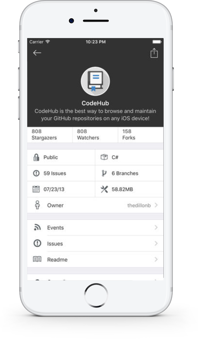Repos & Code As Github Intended - Mobile Phone (780x1336), Png Download