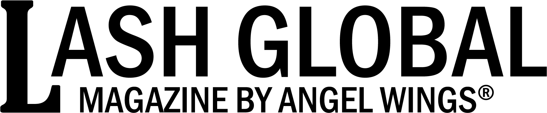 Logo Lash Global Black - Graphics (1956x505), Png Download