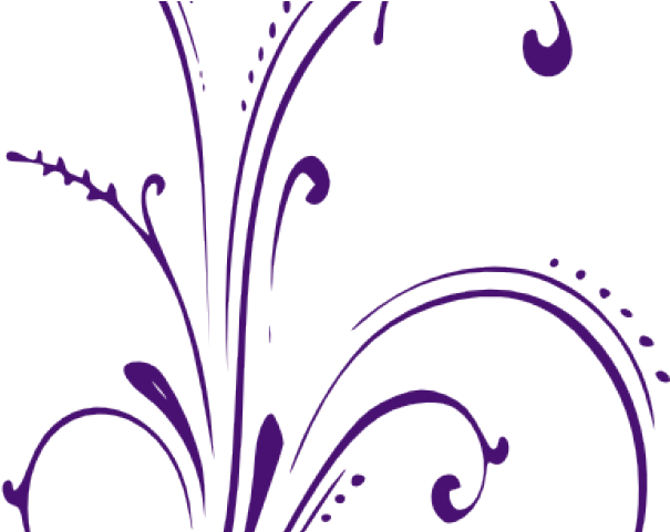 Purple Butterfly Cliparts - Vector Clipart Black And White (640x480), Png Download
