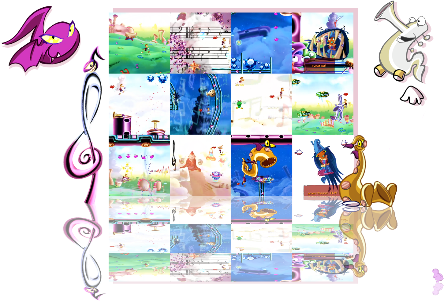 Rayman Origins Mod Compilation - Cartoon (1500x1000), Png Download