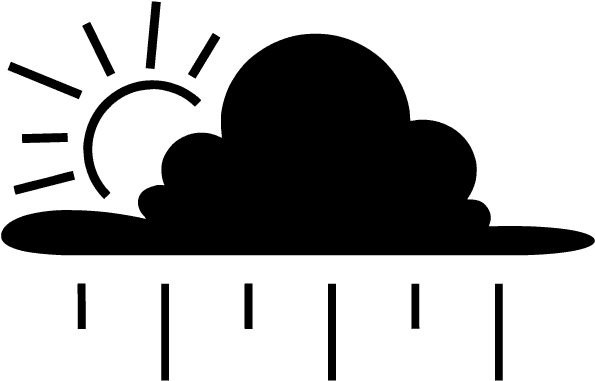 Raining - Silhouette (750x750), Png Download
