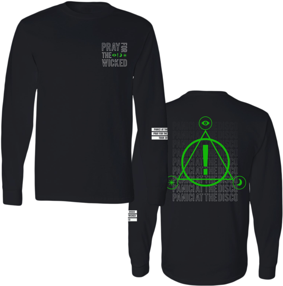 Fade Long Sleeve Tee - Long-sleeved T-shirt (600x600), Png Download