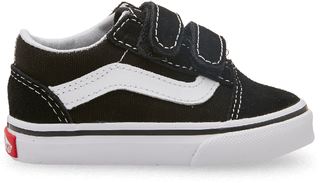 Black Old Skool Toddler Sneakers - Toddler Boy Trainers (700x700), Png Download