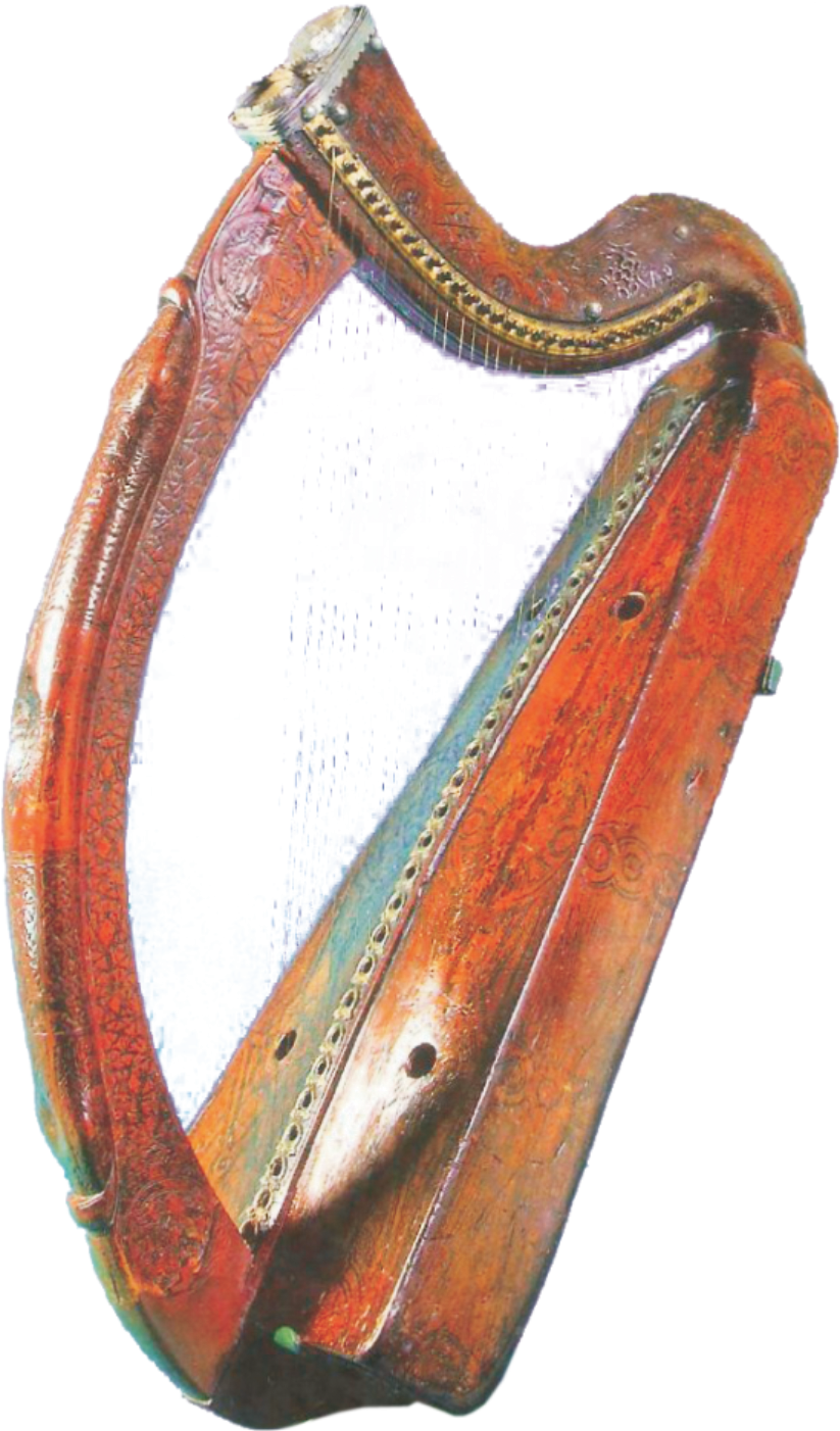 Clipart Royalty Free Download Irish Harp Clipart - Instruments Used In Ireland Music (823x1402), Png Download