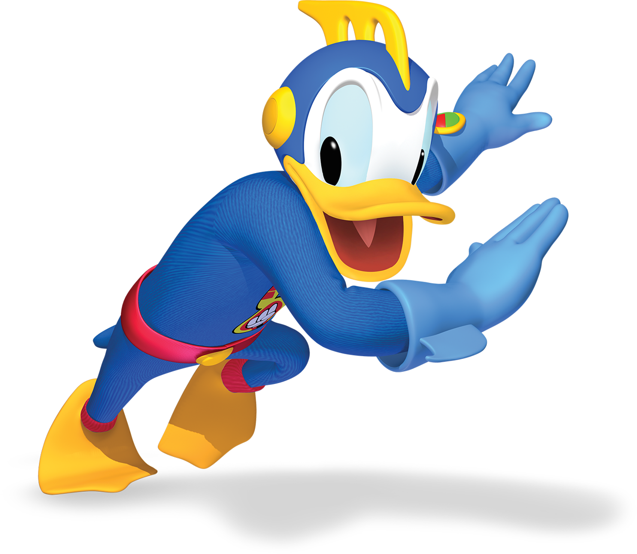 Mickey Super Herói (1259x1095), Png Download