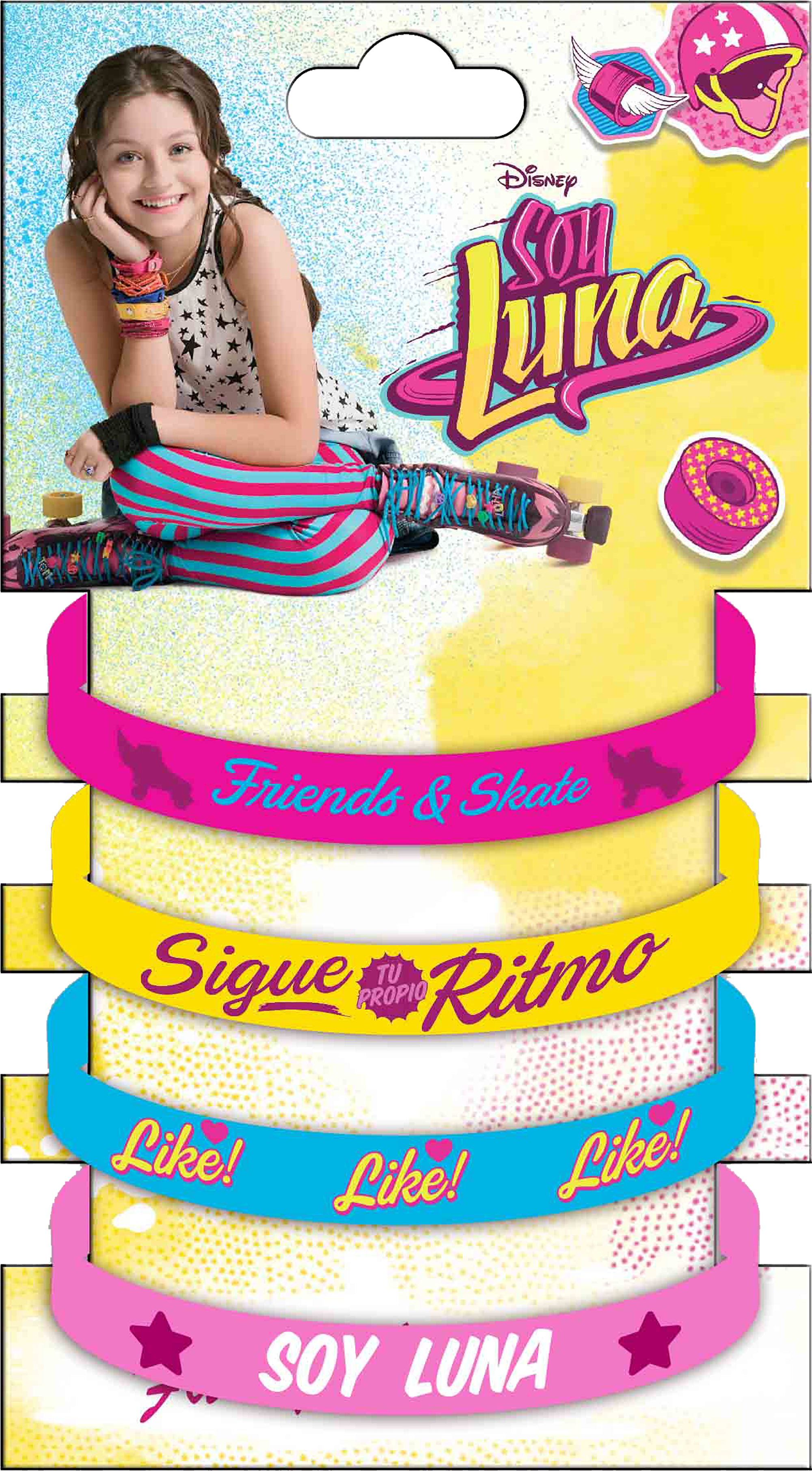 Bransoletki Silikonowe Soy Luna - Borracha De Soy Luna (2000x3623), Png Download