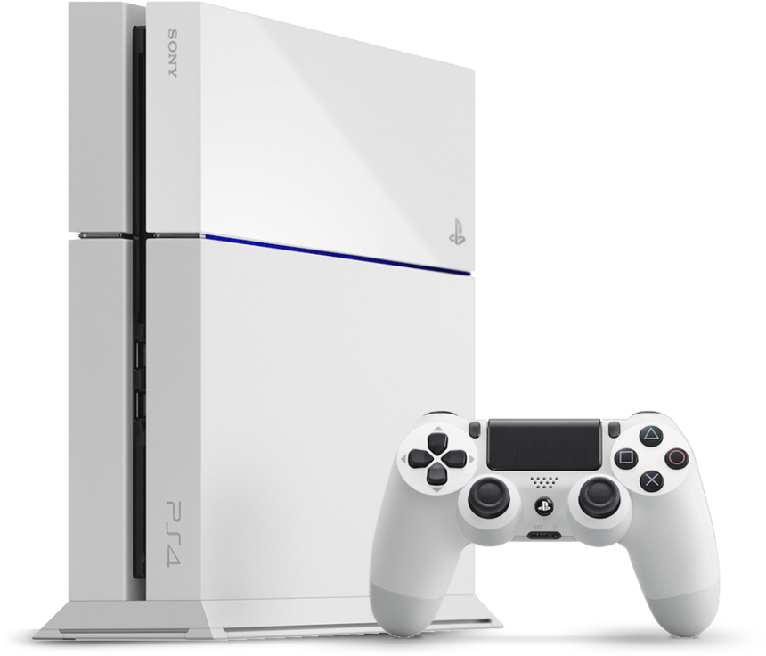 Playstation4 - Playstation 4 White Png (1000x1000), Png Download