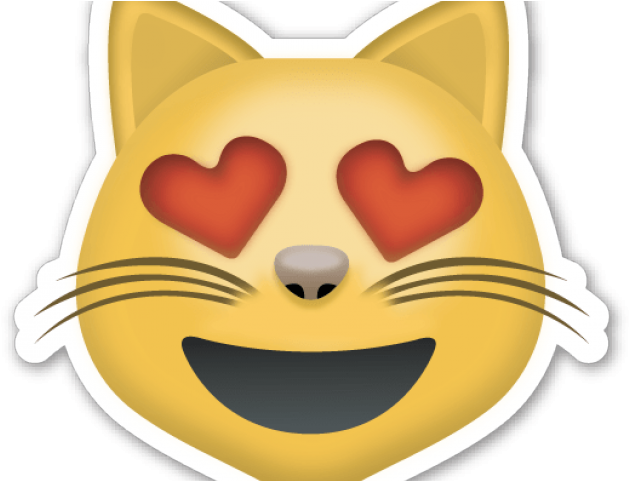 Emoji Clipart Cat - Emoticones De Whatsapp Gato (640x480), Png Download