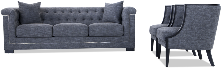 Image Black And White Library Melrose Sofa Accent Bob - Chair (825x534), Png Download