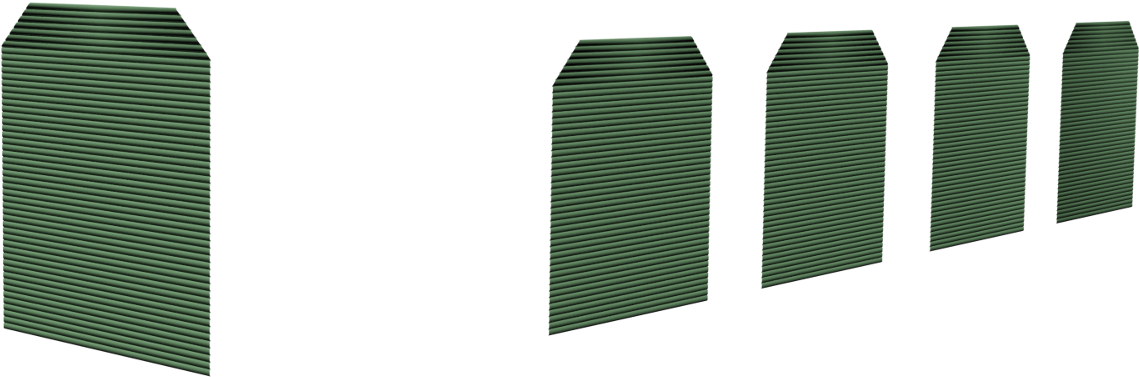 Garage Gate Hunter - Picket Fence (1600x900), Png Download