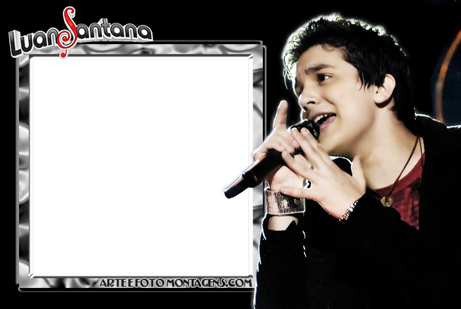 Molduras Png Personagens E L Luan Santana - Luan Santana Fazer Montagem (898x602), Png Download