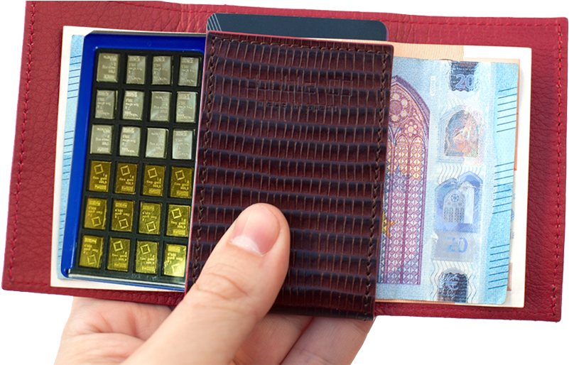In Case You Are Someone Who Has Just Begun Collecting - Gold Gram Bar Wallet (848x513), Png Download