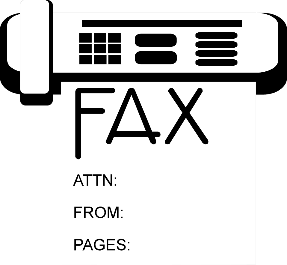 Fax (958x884), Png Download