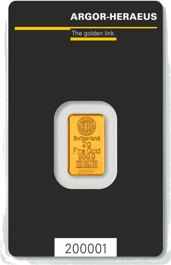 2gm Gold Bar - Heraeus 2 Gram Gold Bar (950x950), Png Download